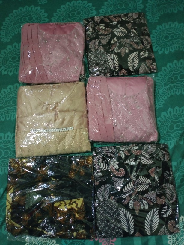 Kemeja Batik Pria Lengan Panjang Size M L Xl Xxl Bswart Batik Hrb026 Kenongo Hem Panjang Padi Kemeja