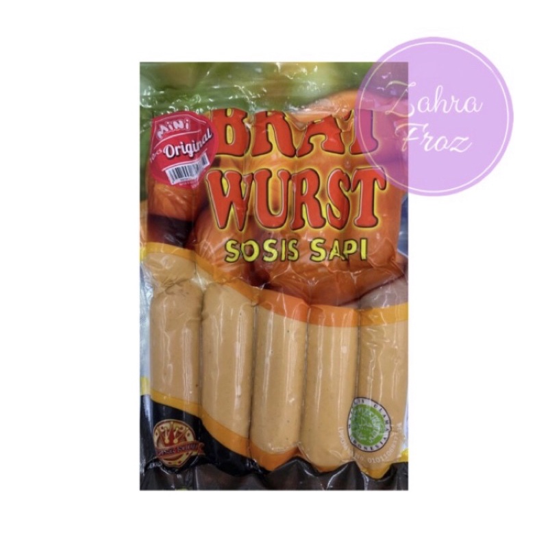 

KING FOOD BRATWURST SOSIS SAPI ORIGINAL ISI 12