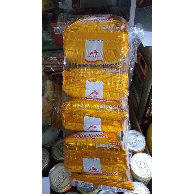 Kacang POLONGMAS Dua Kelinci 1 pack isi 10 sachet polong mas