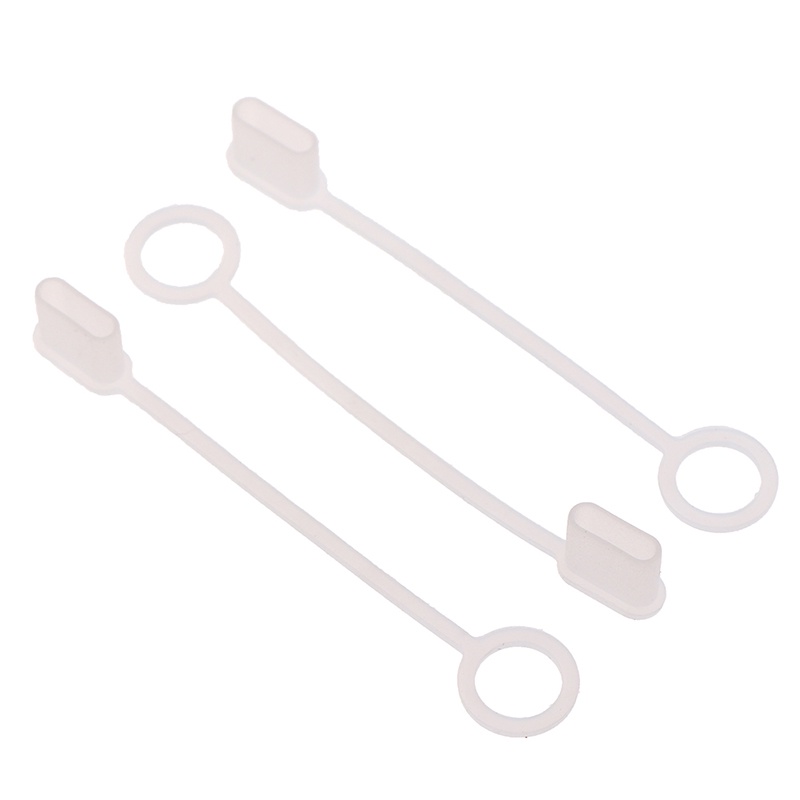 {LUCKID}10Pcs Protection Cap USB Type-c Cable Case Dust Plug Charger Cover with Wire