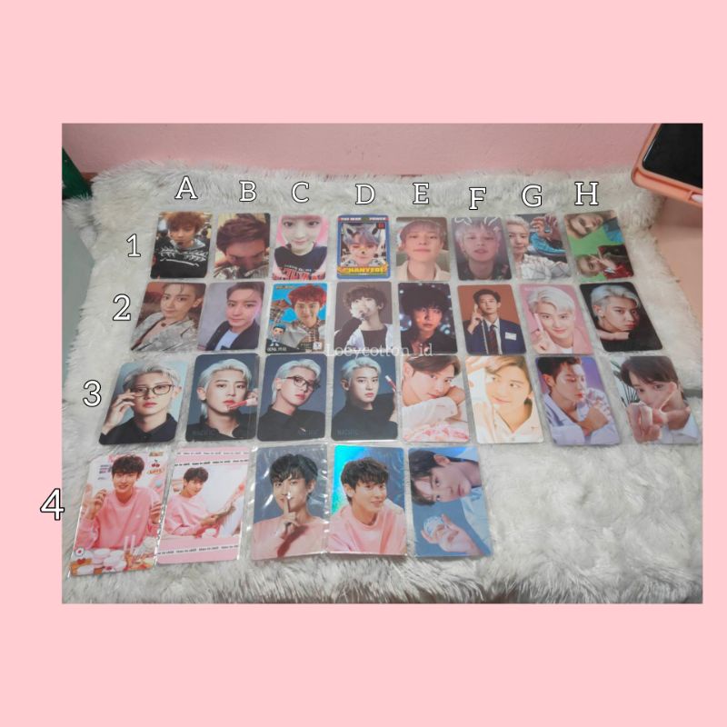 PHOTOCARD PC EXO CHANYEOL CY OFFICIAL 1BV POWER UNIVERSE DFTF TEMPO JAPAN WAL MASK NACIFIC SFY FOR L