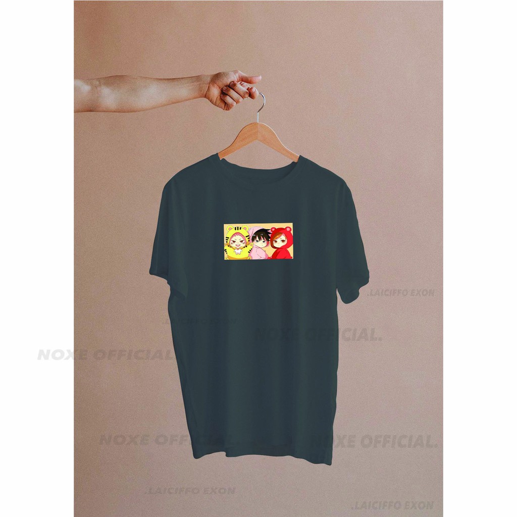 kaos gambar demon slayer wanita dan pria
