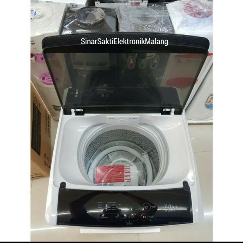 Sharp Mesin Cuci 1 Tabung 7 Kg ESG 876 PGY Top Loading / Bukaan Atas Garansi Resmi Kota Malang