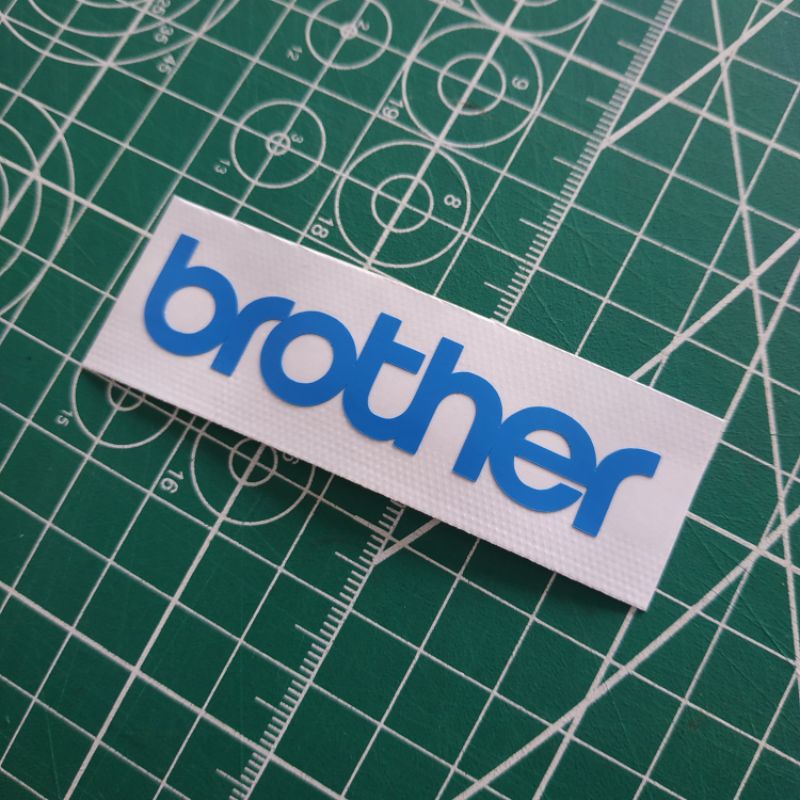 

sticker logo lambang brother printer