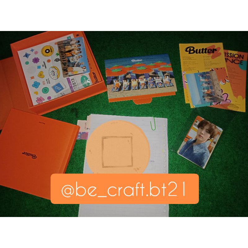[READY STOK] SHARING ALBUM BTS BUTTER OFFICIAL PEACH PC POSTER POLAROID BUTTER