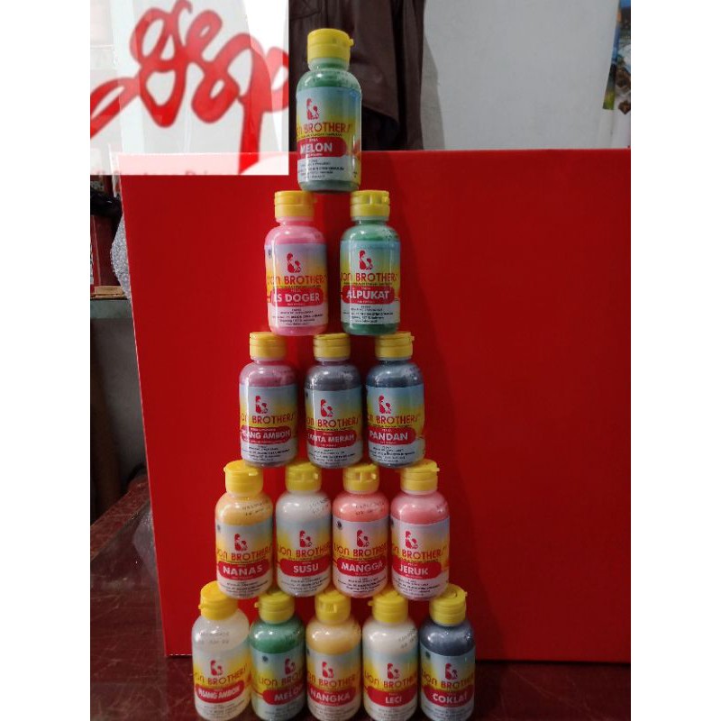 

Pasta Pewarna dan Penyedap Makanan / Kue Lion Brothers Uk 60cc