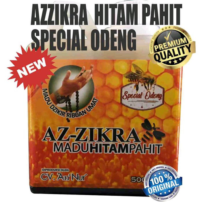 

Madu Hitam Pahit Az Zikra Azzikra Adz Dzikra Asli / Original