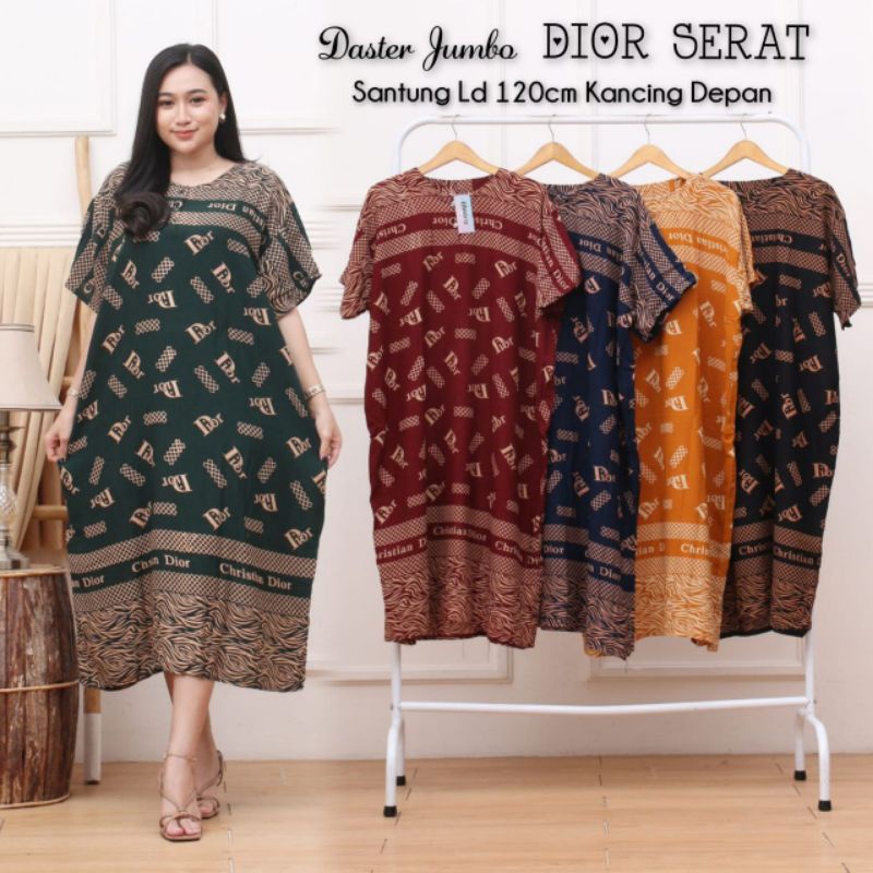 Baju Batik Daster Jumbo Motif Branded Daster Busui Daster Jumbo Ld 120 | Long Dress Grosir Batik Ter