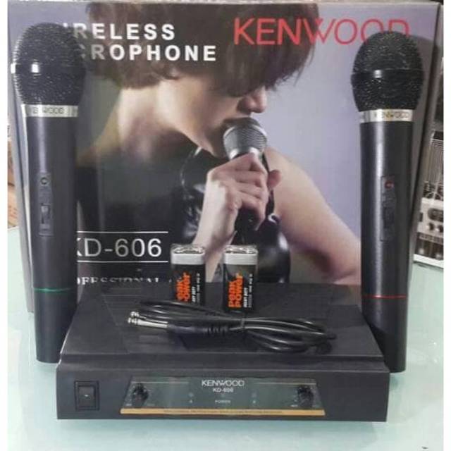 Mic wireless microphone kenwood kd606