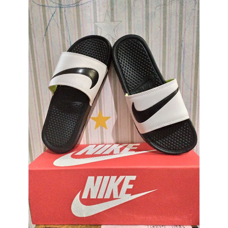 Sandal Benassi Swoosh sendal slop casual murah original