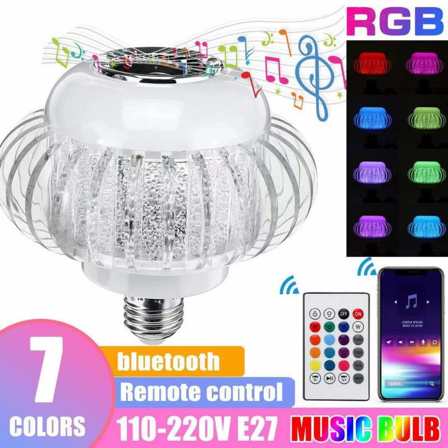 COD speaker Lampu  musik 2in1 lampu speaker LED 8422 kristal bluetooth