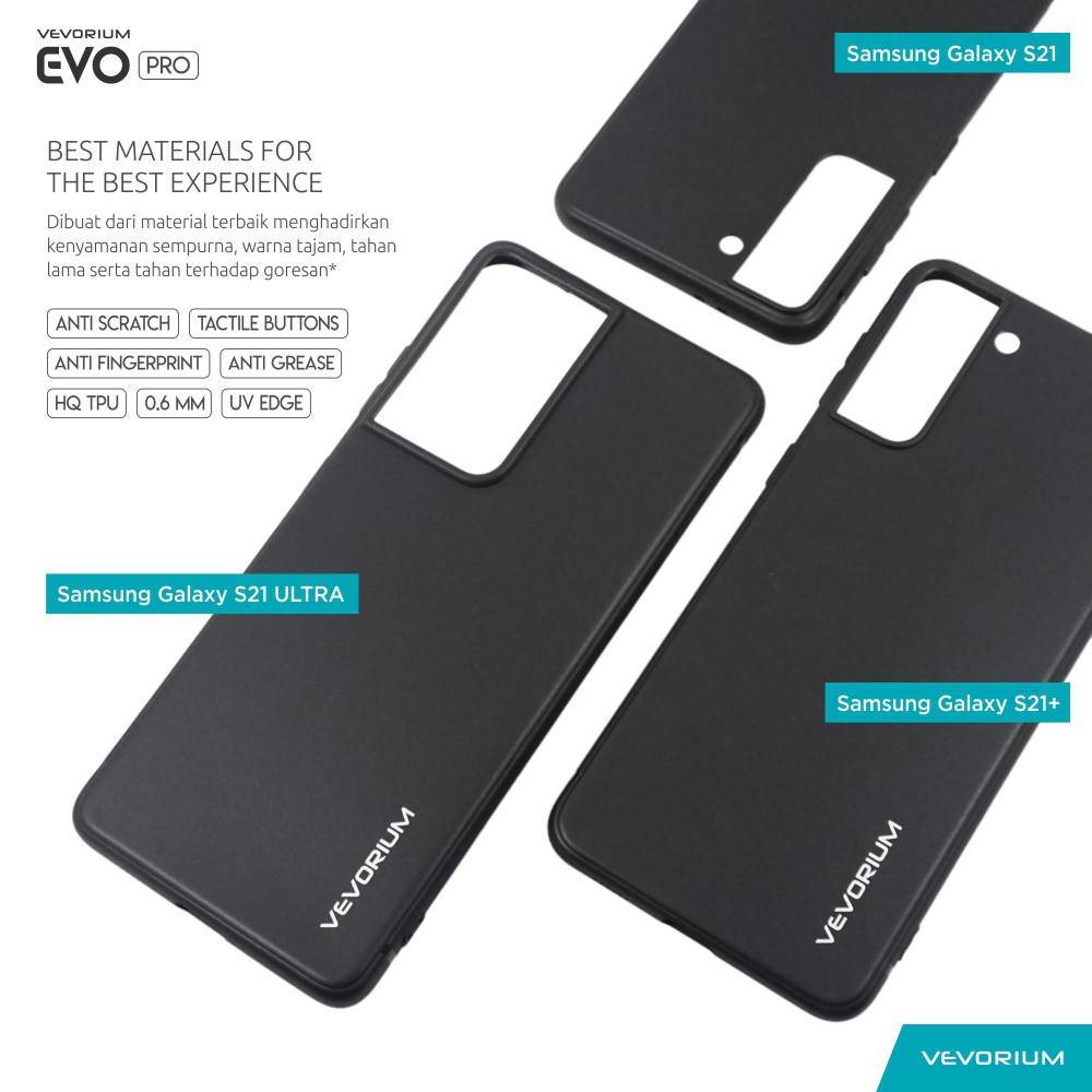 VEVORIUM EVO PRO Samsung Galaxy S21 ULTRA 21+ 21 Plus 21 Soft Case