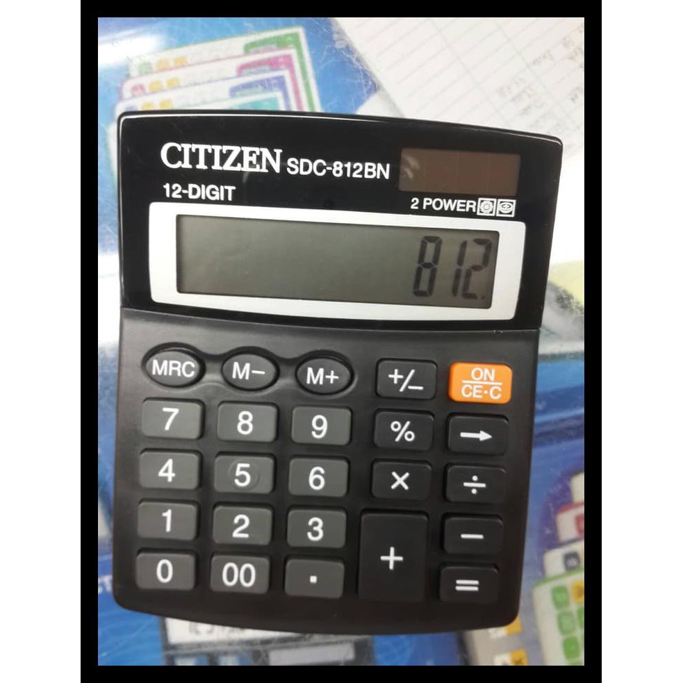 

Terlaris Kalkulator Citizen Kecil Sdc-812Bn Terjamin