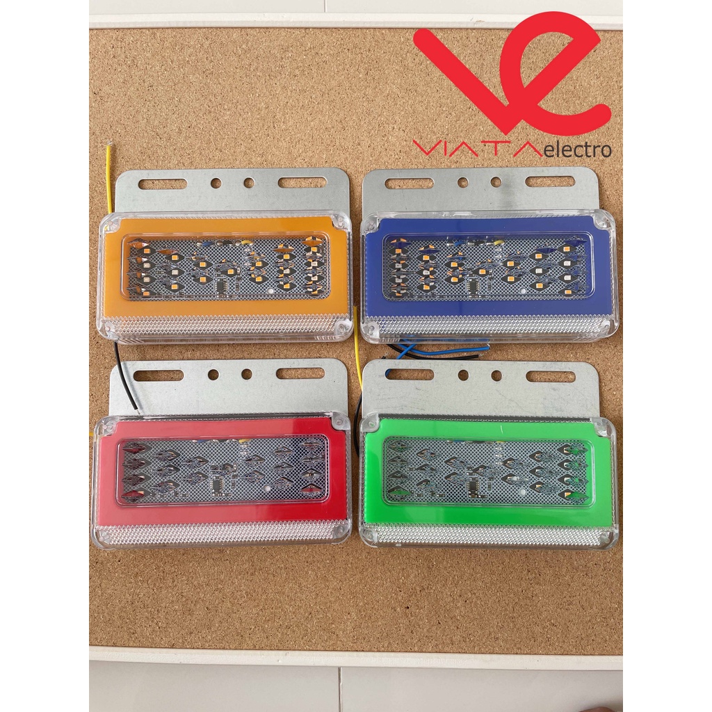LED BAK TRUK KOTAK KRISTAL 24V LED BAK SAMPING LED SEIN RUNNING STOPLAMP