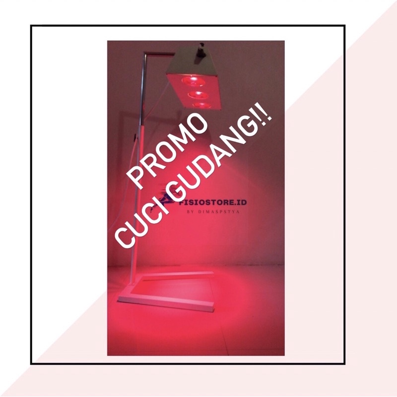 INFRARED THERAPY / LAMPU TERAPI PHILIPS / STANDING INFRARED PHILIPS 3 Bohlam / LAMPU TERAPI