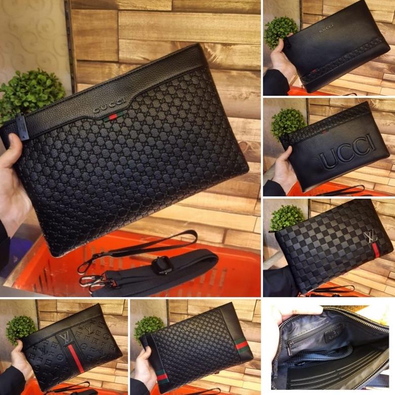 Clutch Gc Import Premium / Clutch Cewek Cowok / Handbag