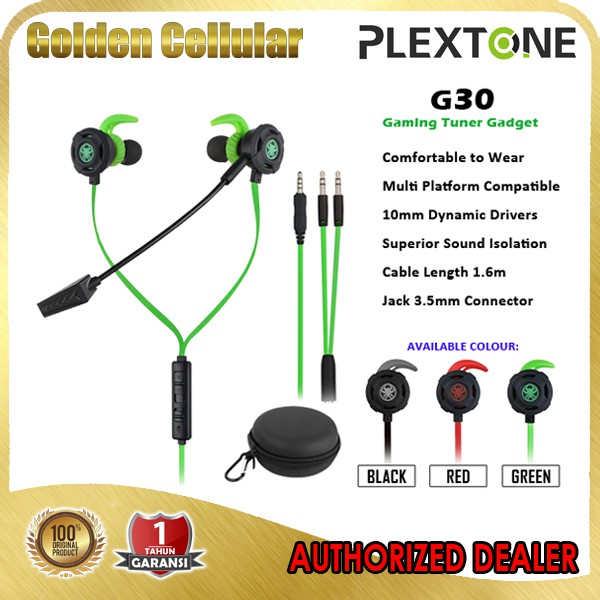 Plextone G30 Jack / Type-C In Ear Gaming Earphone Headset Original