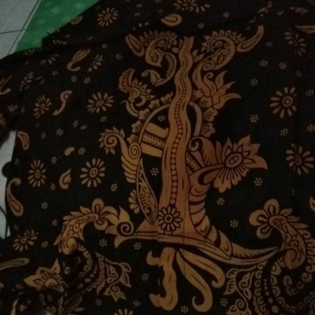 Keris Emas Kemeja Batik Pria Batik Solo Kemeja Pria Lengan Panjang Seragam Batik Modern