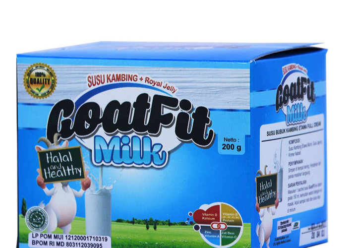 

NEW Susu Kambing Etawa Goatfit Milk ORIGINAL 10 SACHET / Goat Fit