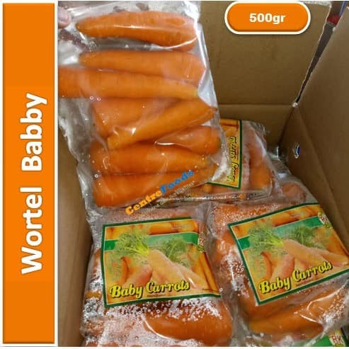 

Wortel Babby Mini Fresh - Carrot Babby | 500gr [ Harga Per BKS ]