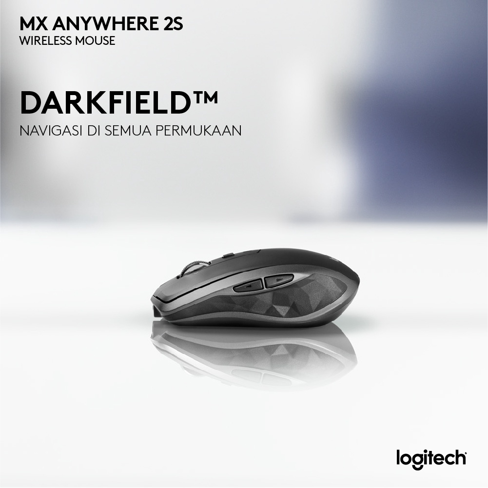 Logitech MX Anywhere 2S Mouse Wireless, Bluetooth, Rechargeable, Portable &amp; Multi-devices for Power User Windows, Mac, Chrome OS, Android &amp; iOS