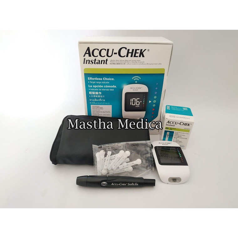 Alat Tes Gula Darah Accu Chek AccuChek AccuCheck Instant + 25 Strip