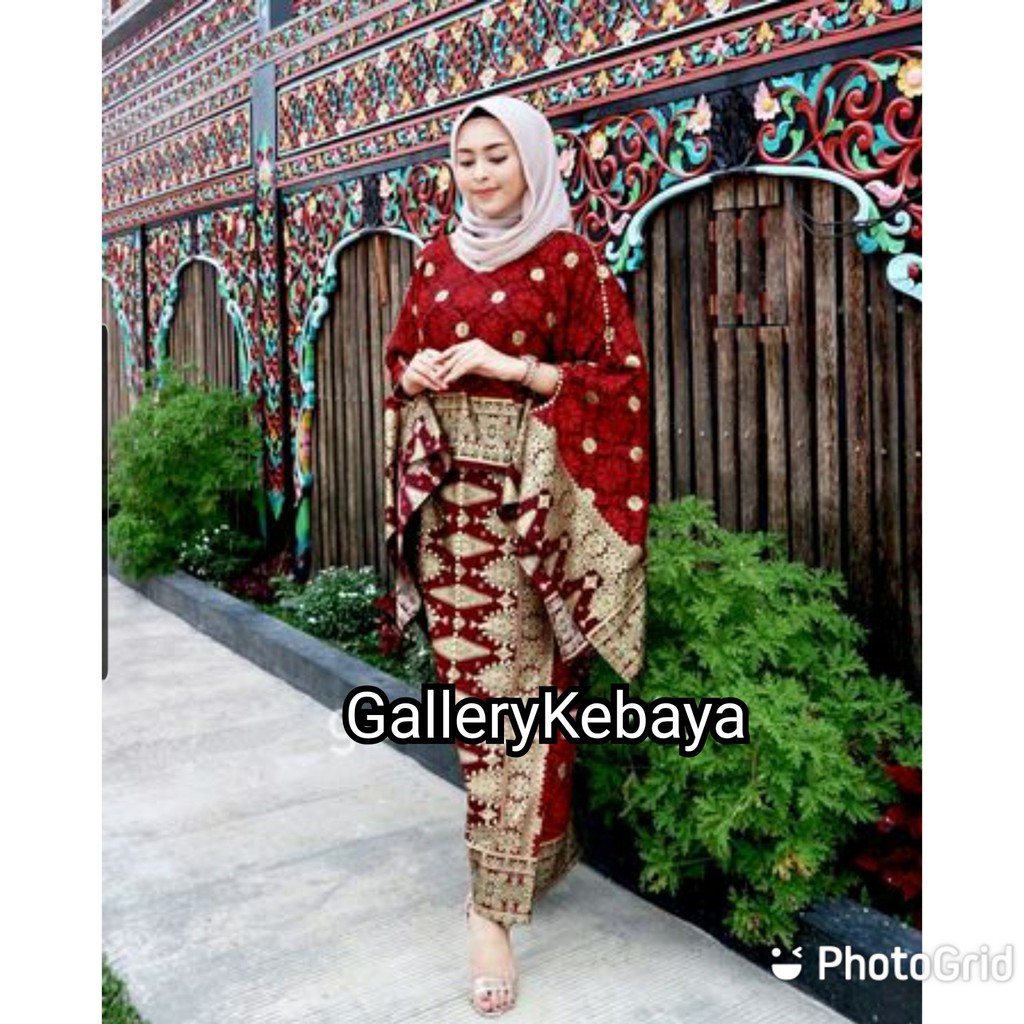 SETELAN BATWING BATIK MOTIF SONGKET PALEMBANG BATIK JUPRI ( ADA COUPLE DAN ANAK FOTO TERPISAH) RUMAH KEBAYA BANDUNG RUMAH SONGKET BANDUNG