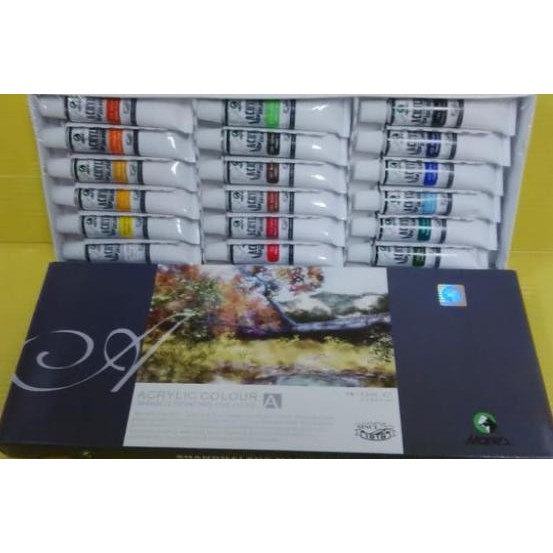 

[[BISA COD]] CAT LUKIS Acrylic 18 WARNA MURAH Kode 539