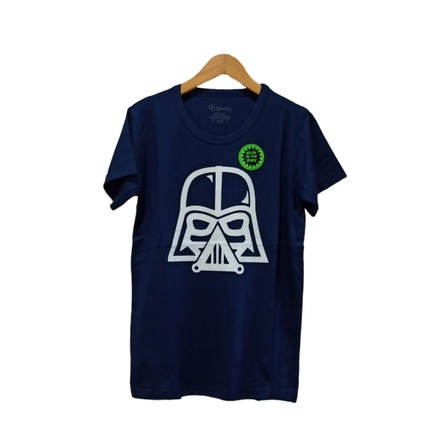 Baju Kaos Anak Superhero Star Wars Glow in the dark Darth Vader