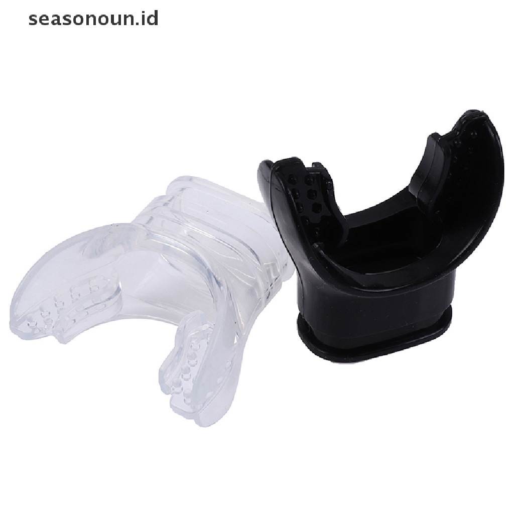 2 Pcs Tabung Mouthpiece Regulator Bahan Silikon Lembut Untuk Scuba Diving Snorkeling