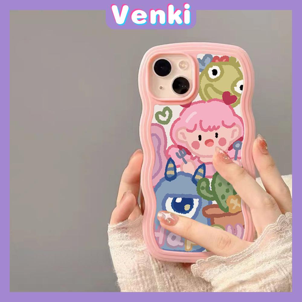 iPhone Case Candy Color Wave 2-in-1 Silicone Soft Case Airbag Shockproof Protection Camera Cartoon Cute Compatible For iPhone 11 Pro Max 13 Pro Max 12 Pro Max 7Plus xr XS Max