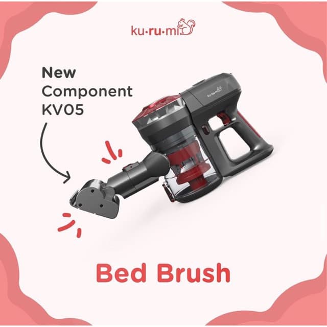 KURUMI UV BED BRUSH KV05 / VACUUM CLEANER