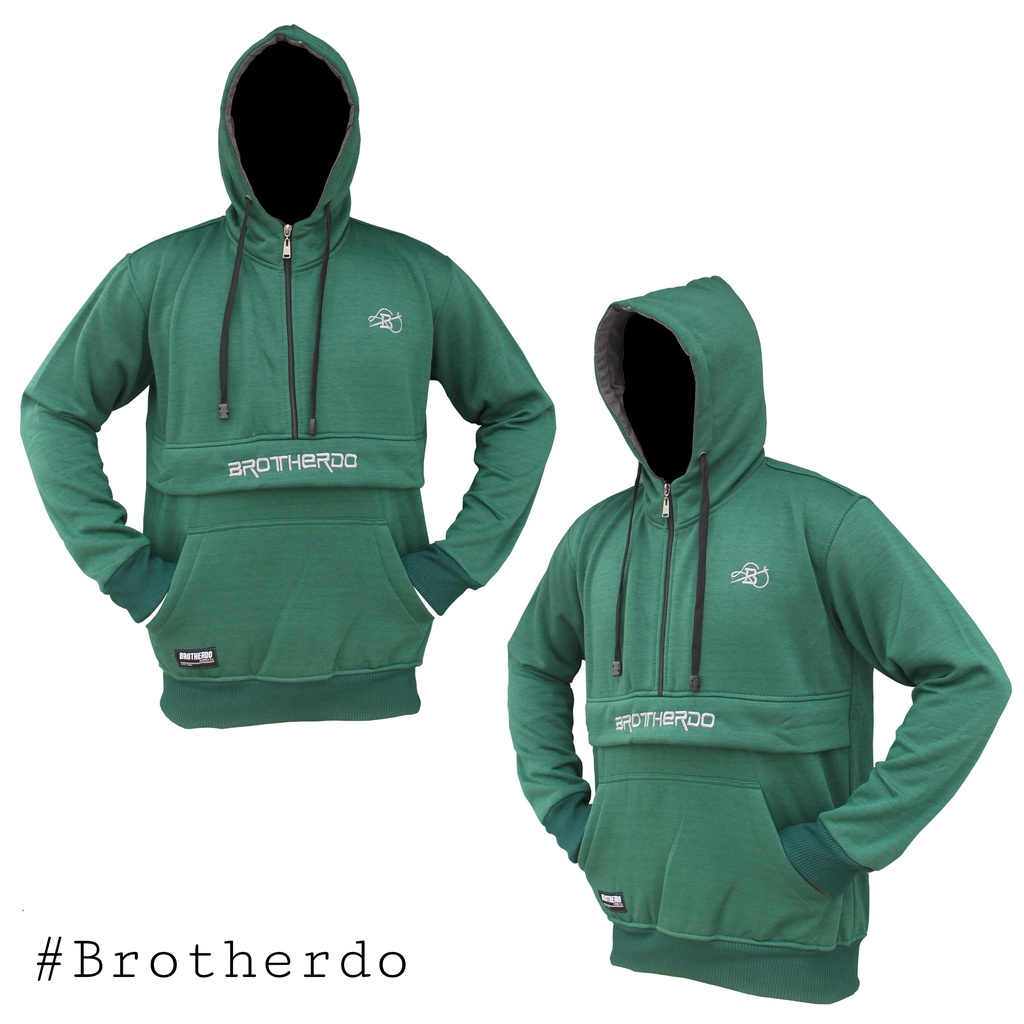 Jaket cagouel flecce pria / wanita Hoodie sweater Brotherdo terbaru