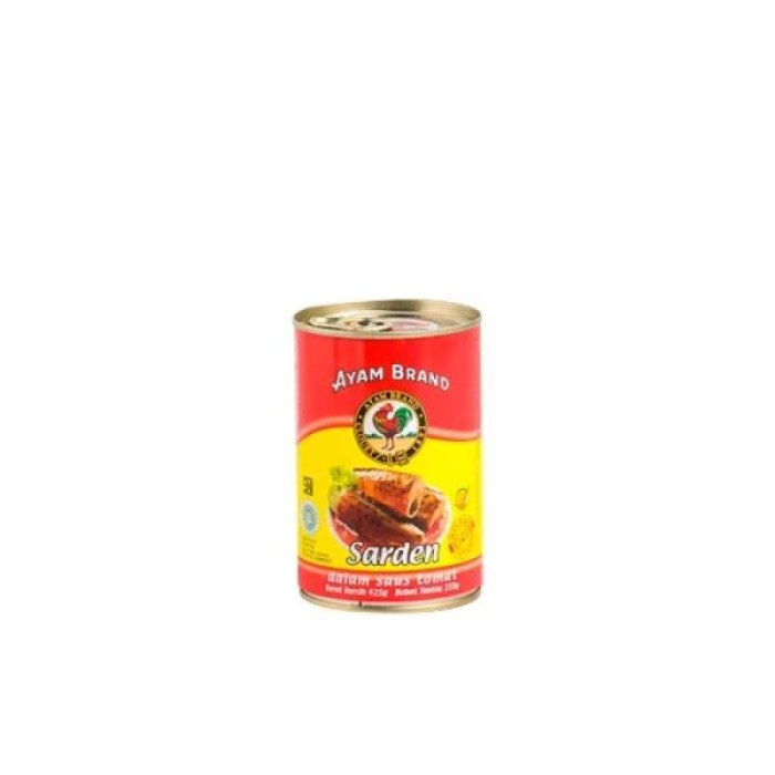 

Ayam brand sardines bulat 425gr can