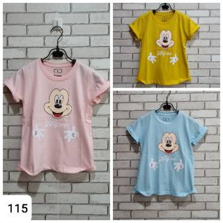  Baju  kaos anak  cowok  and anak  cewek karakter kartun mickey 