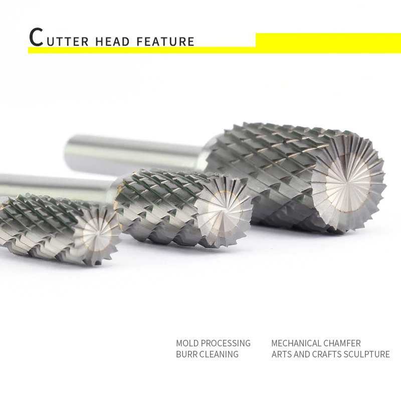 Mata Bor Tungsten Carbide Rotary File Cylindrical - BINOAX