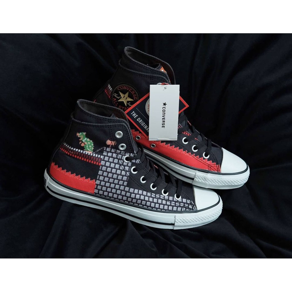 Converse x Super Mario Bros "25th Anniversary" Black Hi