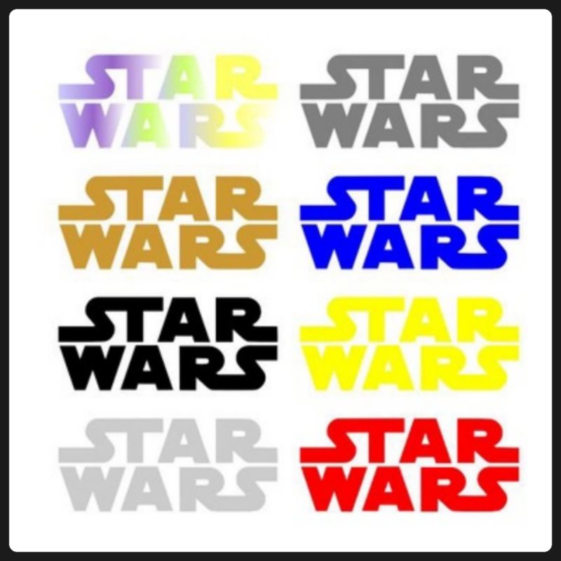 

STICKER STAR WARS CUTTING