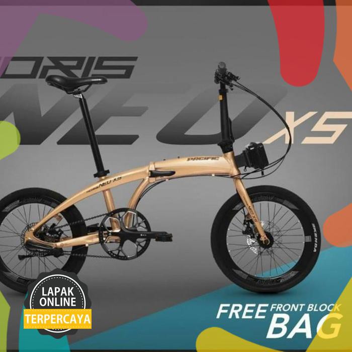 New Arrival Sepeda Lipat 20 Pacific Noris Neo X5 Original - Biru Jaminan Mutu