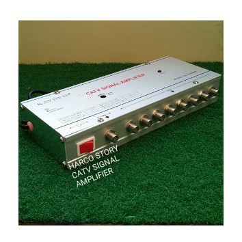 Promo CATV SIGNAL AMPLIFIER 30DBI 8WAY ORIGINAL Berkualitas