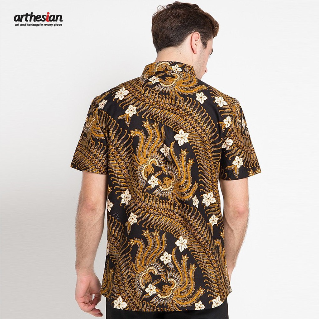 [Arthesian] Kemeja Batik Pria - Braid Batik Printing