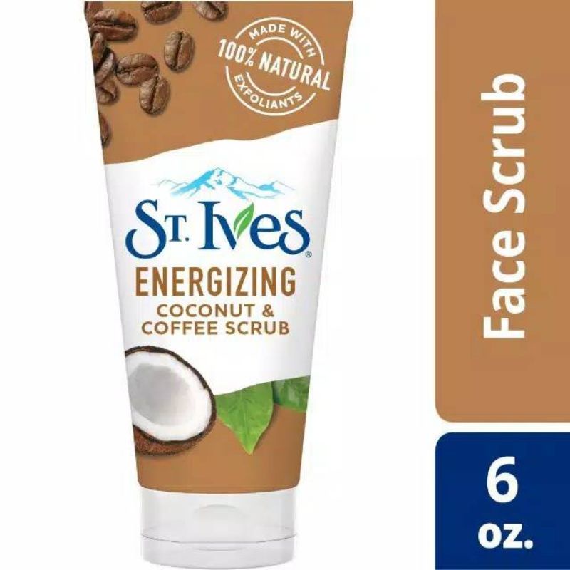 St. Ives Scrub 170gr Apricot, Oatmeal, Lemon, Green Tea, Acne Care, Soft Skin, blackhead