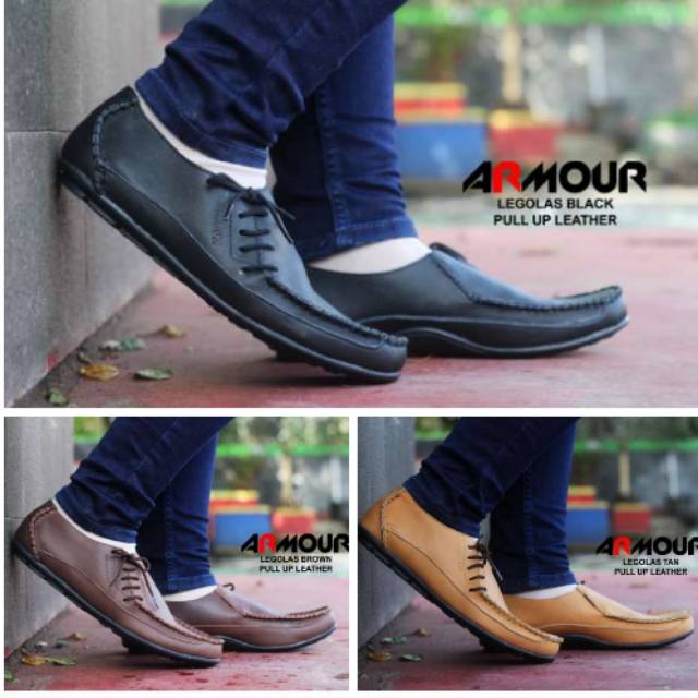 Sepatu Formal Pria Kets Casual Kulit Asli Untuk Kerja Kantor Santai formal Murah