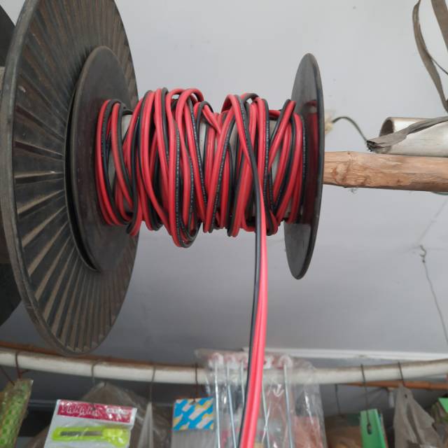 kabel listrik | kabel listrik serabut merah hitam