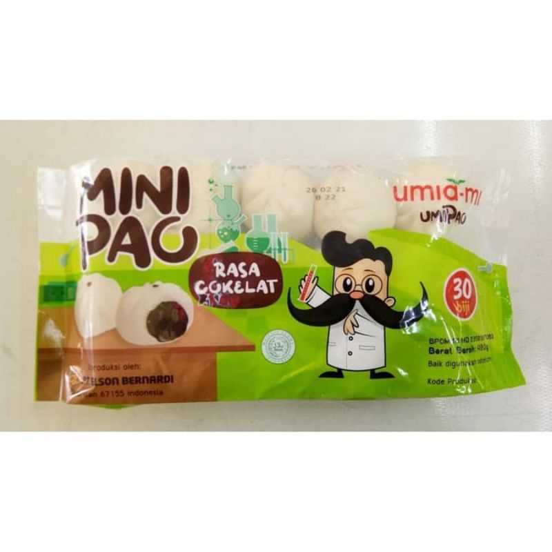 

Minipao Coklat isi 30s