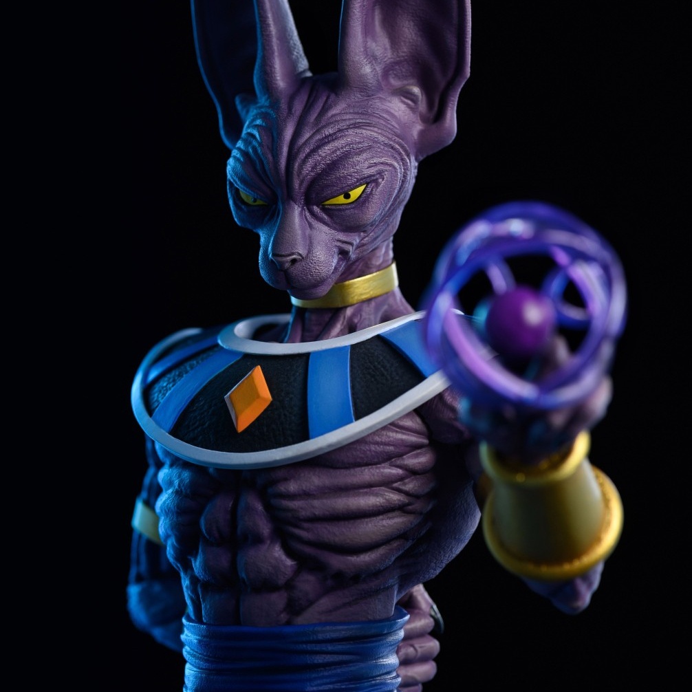 Mainan Action Figure Model Anime Destruction God Beerus Figues Dragon Ball Bahan PVC Ukuran 30CM Untuk Hadiah Anak