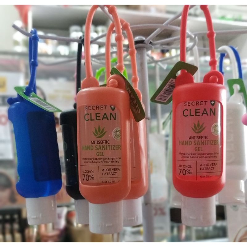 SECRET CLEAN HAND SANITIZER GEL 50ml / HAND SANITIZER GANTUNG