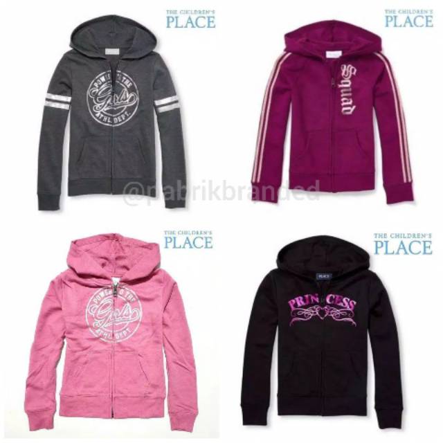 Pabrik branded children's plac3 full zipper hoodie jacket baby kids atasan anak laki laki remaja XS 