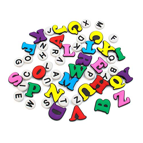 Charm  Motif Lucu Baru PVC Aksesoris Jibbitz Huruf Alphabet Gesper Sepatu Pin Lubang Karakter Unik Terbaru Viral