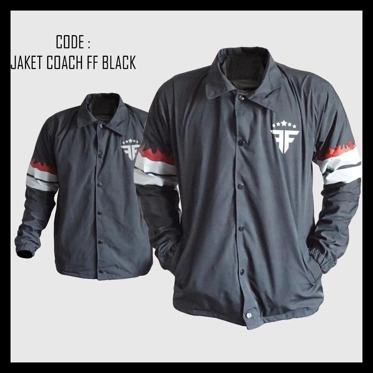 Ina TERBARU, JAKET OUTDOOR HARDCORE COACH FF - COACH FF BLACK, L BERKUALITAS Kode 243